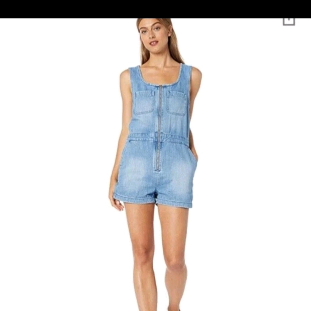 BCBGeneration Light Blue Denim Shorts